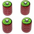 thumbnail image 1 of Poison Skull And Crossbones Tire Rim Wheel Aluminum Valve Stem Caps, Multiple Colors, 1 of 1