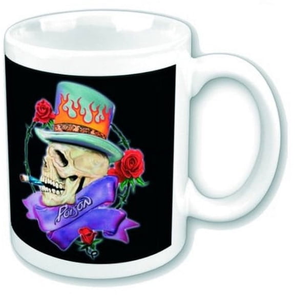 Poison - Skull Logo 11 oz. Boxed Mug