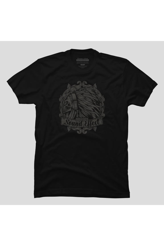 Poison Sound Effect Black Retro Meme Sarcastic Quote Unisex T-Shirt, Up to Size 5XL