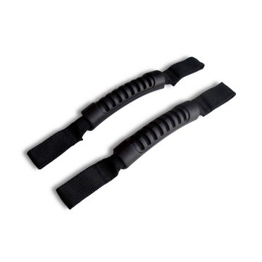 Rubber Grab Handles For Jeep Wrangler JK – Headrest Mount, Side Handles For Front & Rear, Black/Red Options