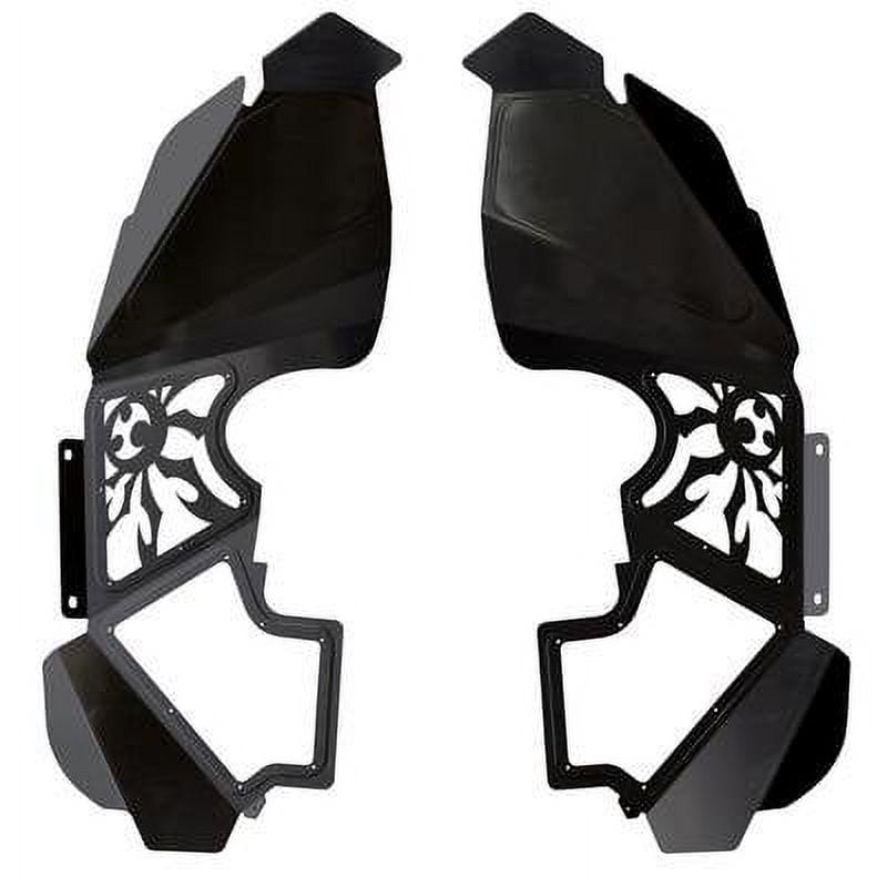 Poison Spyder JK Vented Front Inner Fender Kit (Black) 1702080VP1 Fits select 20152018