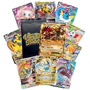 Collectible Pokemon Ultra Rare Contender Bundle | 60+ Pokemon Cards | 1 Double or Ultra Rare Hit | 10 Holos/Rares Included | Perfect Gift for Collectors of All Ages & Kids