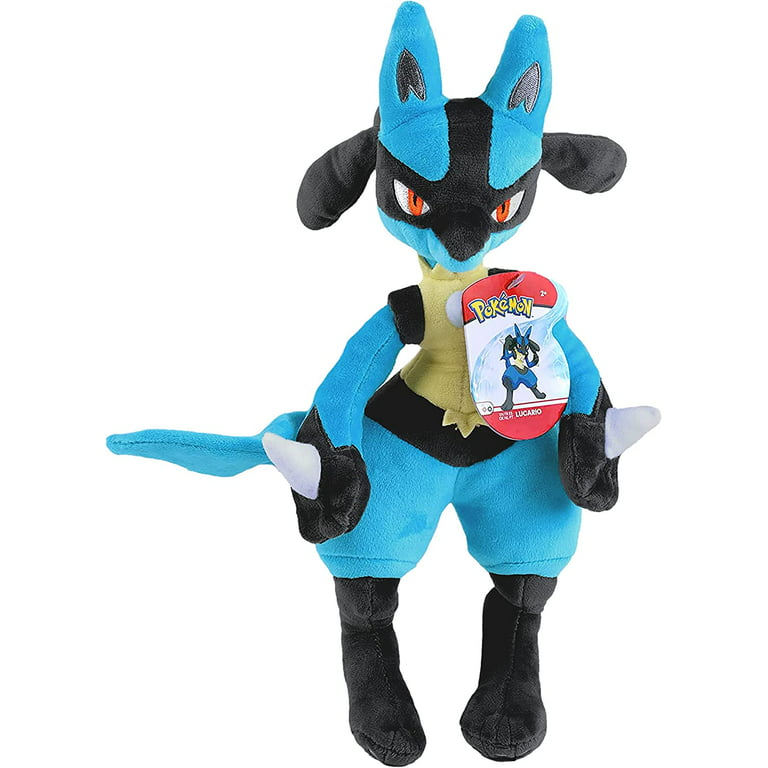 INT 12 Shiny Lucαrio Plush Toy,Soft Stuff Animal Collectible