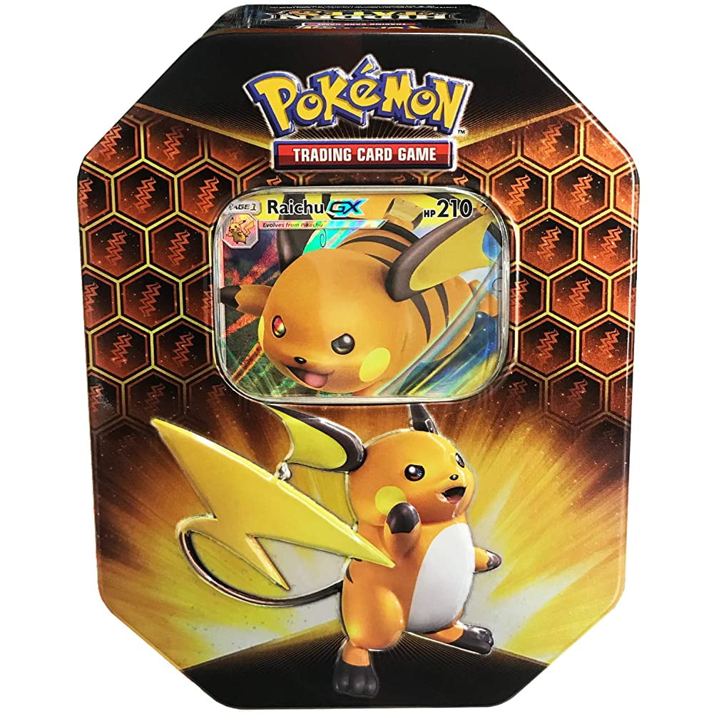 Pokmon Hidden Fates Fall Tin, Raichu GX Cards, Booster Packs, Shiny Collection Box - Walmart.com Pokmon Hidden Fates Fall Tin, Raichu GX Cards, Booster Packs, Shiny Collection Box - Walmart.com