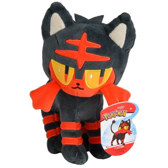 Pokmon 8" Plush, Litten(Selections May Vary)