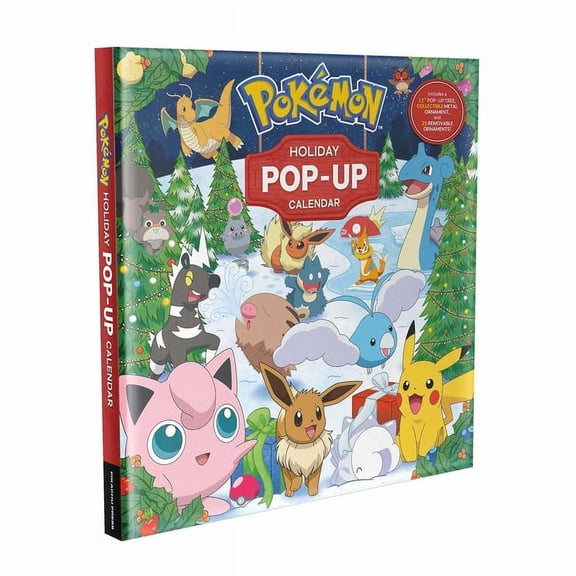 Pokemon Pikachu Press Pokmon Advent Holiday Pop-Up Calendar, Book 1, (Hardcover)