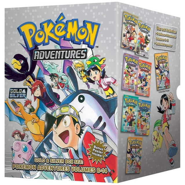 Pokémon Adventures Gold & Silver Box Set (Set Includes Vol. 8-14)