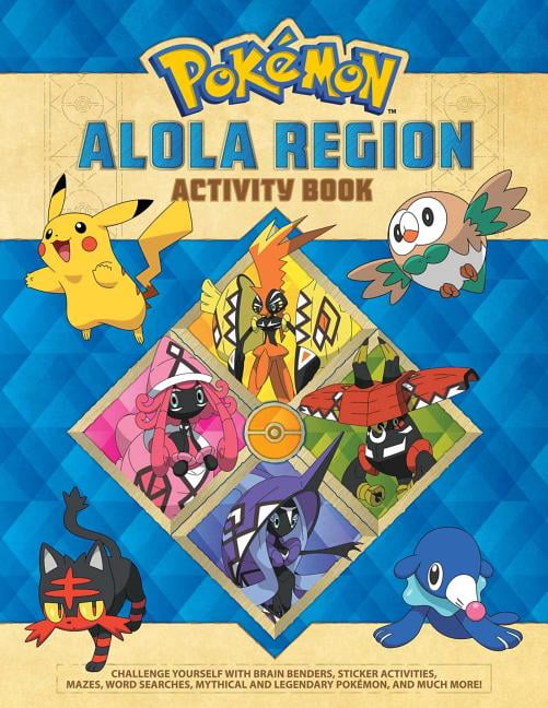 Pokémon Alola Region Sticker Book