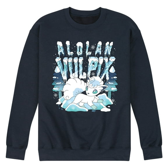 Pokémon - Alolan Vulpix Ice Winter - Men's Crew Fleece Sweatshirt