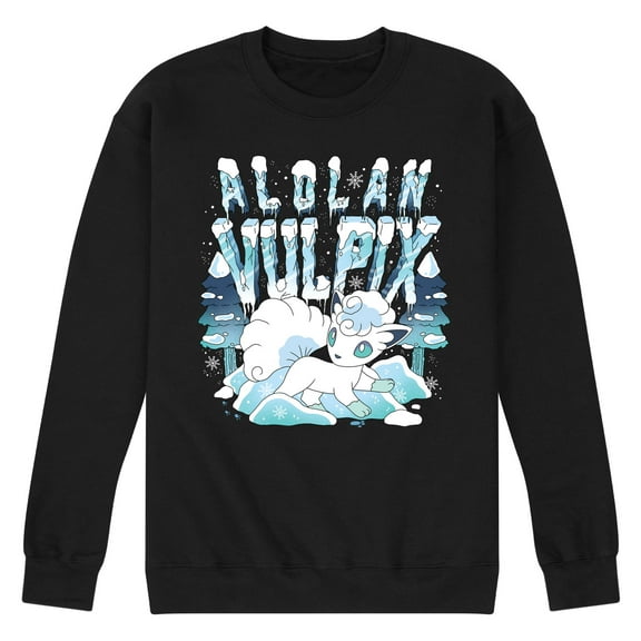 Pokémon - Alolan Vulpix Ice Winter - Men's Crew Fleece Sweatshirt