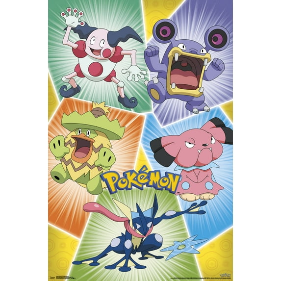 Pokémon - Animation Group Wall Poster, 22.375" x 34"