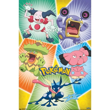 Pokémon - Animation Group Wall Poster, 22.375" x 34"