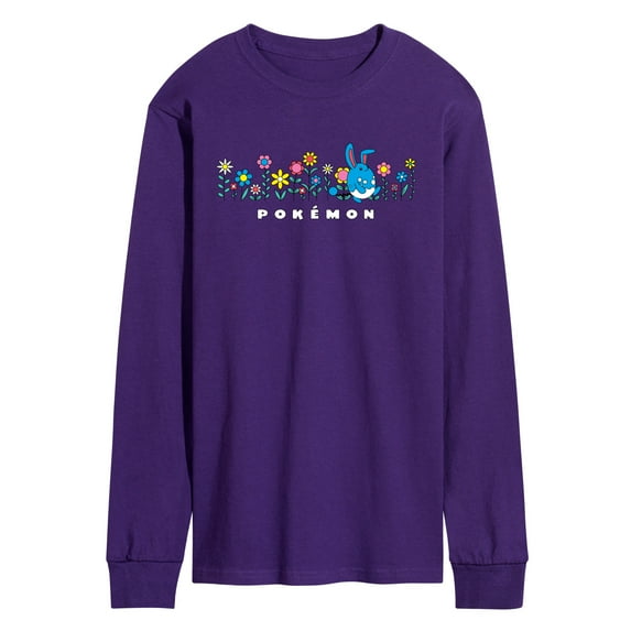 Pokémon - Azumarill Flowers - Men's Long Sleeve Graphic T-Shirt