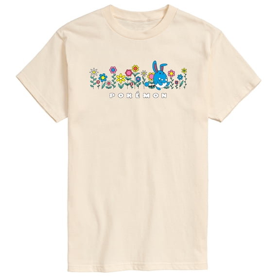 Pokémon - Azumarill Flowers - Men's Short Sleeve Graphic T-Shirt