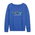 thumbnail image 1 of Pokémon - Azumarill Flowers - Women's French Terry Long Sleeve Pullover, 1 of 3