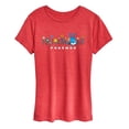 thumbnail image 1 of Pokémon - Azumarill Flowers - Women's Short Sleeve Graphic T-Shirt, 1 of 4