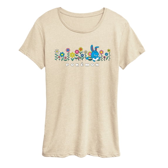 Pokémon - Azumarill Flowers - Women's Short Sleeve Graphic T-Shirt