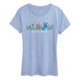 thumbnail image 1 of Pokémon - Azumarill Flowers - Women's Short Sleeve Graphic T-Shirt, 1 of 3