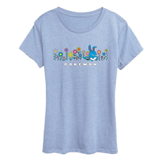Pokémon - Azumarill Flowers - Women's Short Sleeve Graphic T-Shirt
