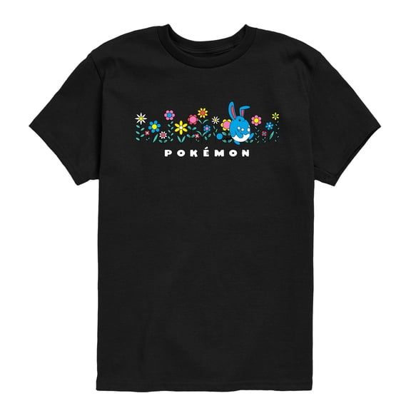 Pokémon - Azumarill Flowers - Youth Boys Short Sleeve Graphic T-Shirt