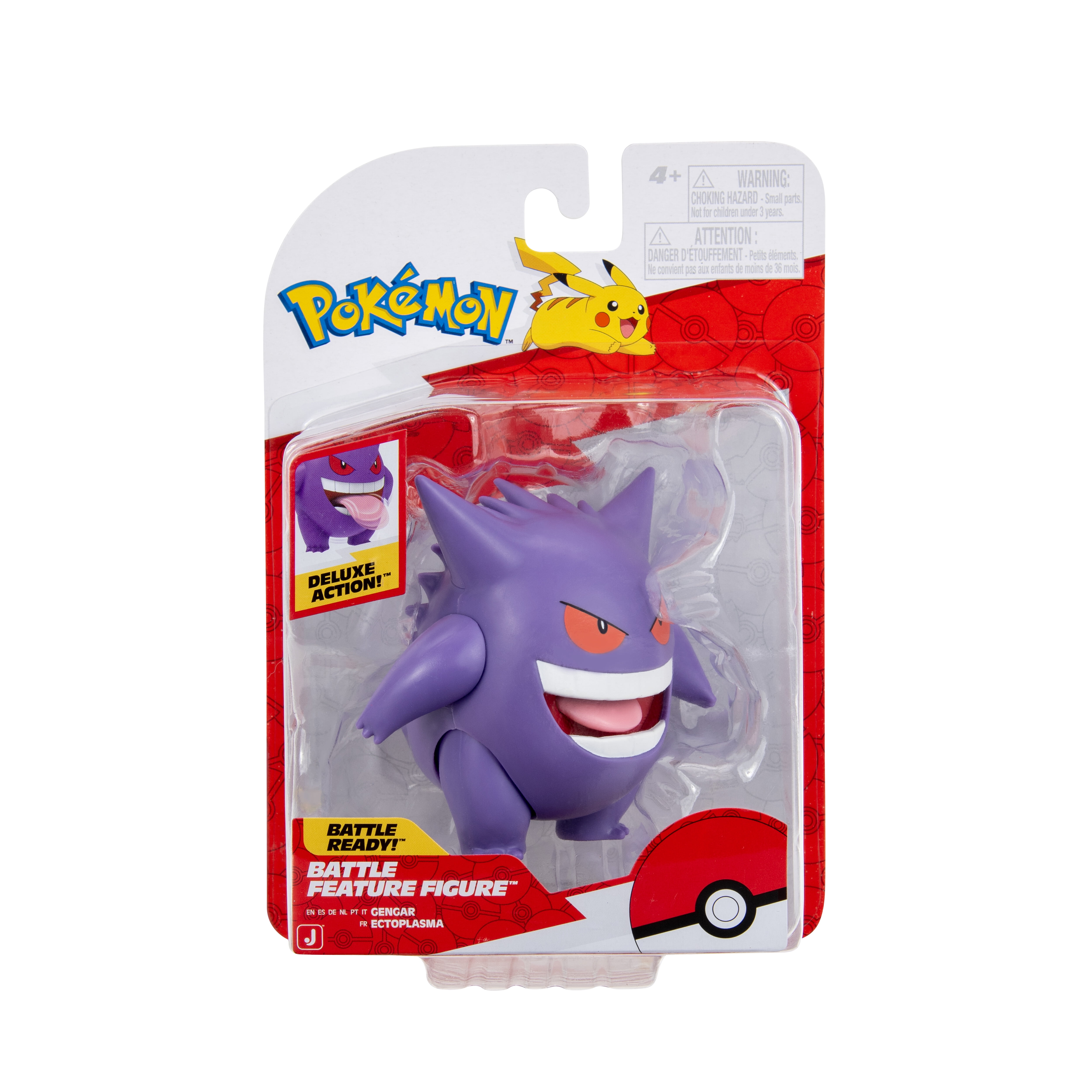 Pokémon Action Character - 4.5 inch Gengar Battle Feature Figure