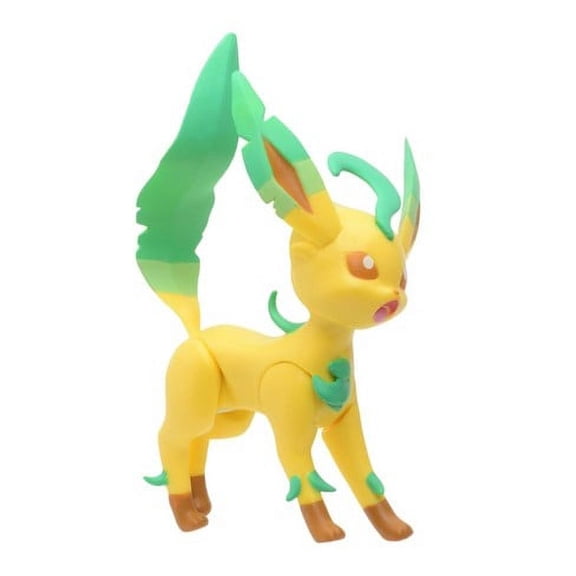 Pokemon Battle Figure - 3 inch Leafeon - Articulated - Authentic Details