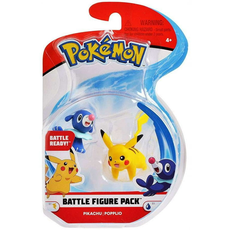 Pokémon Battle Figure Pikachu & Popplio Mini Figure, 2 Pack