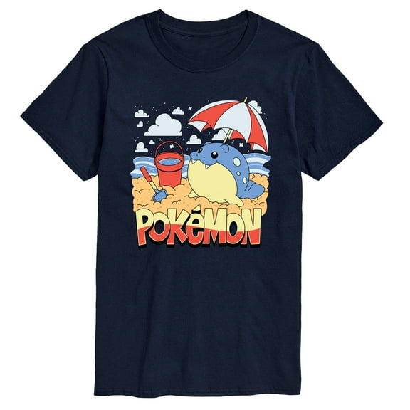 Pokémon - Beach Spheal - Men's Short Sleeve Graphic T- Shirt