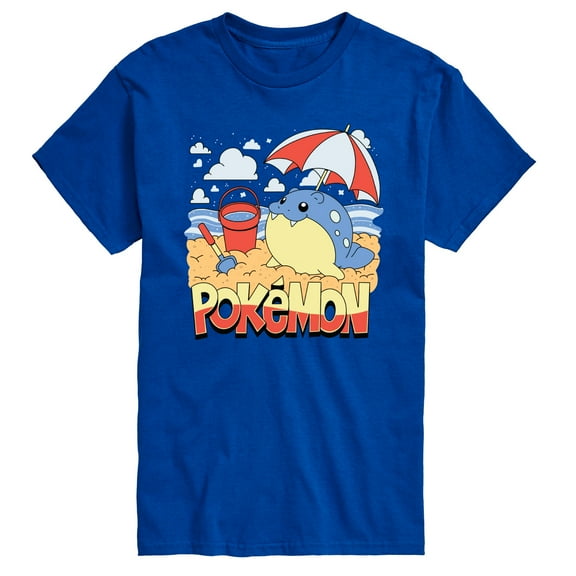 Pokémon - Beach Spheal - Men's Short Sleeve Graphic T- Shirt