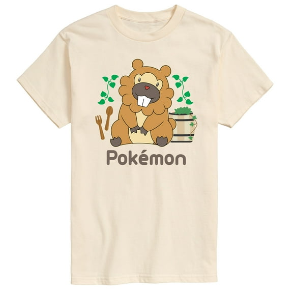 Pokémon - Bidoof Cafe - Men's Short Sleeve Graphic T-Shirt