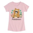 thumbnail image 1 of Pokémon - Bidoof Cafe - Youth Girls Short Sleeve T-Shirt, 1 of 4