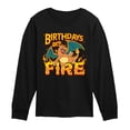 thumbnail image 1 of Pokémon - Birthdays Fire Charizard - Youth Boys Long Sleeve Graphic T-Shirt, 1 of 4