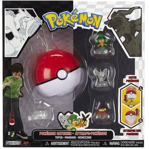 Pokmon Black & White Series 2 Catcher Pansage, Minccino & Tepig Figure, 3 Pack