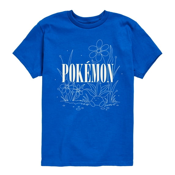 Pokémon - Botanical Oddish Pokemon - Toddler And Youth Short Sleeve Graphic T-Shirt