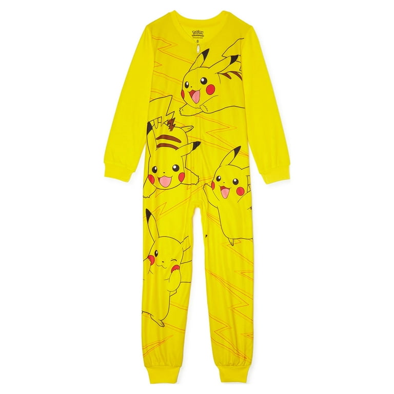 Pokemon Boys Pajama Blanket Sleeper Sizes 4 12