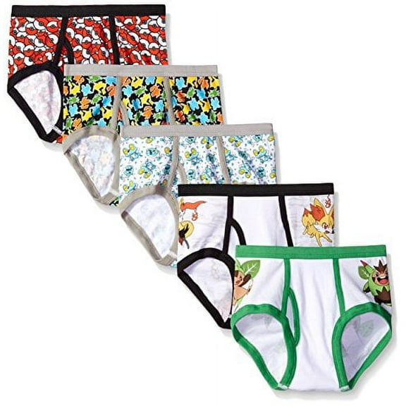 Pokémon, Boys Underwear, 5 Pack Briefs (Little Boys & Big Boys)