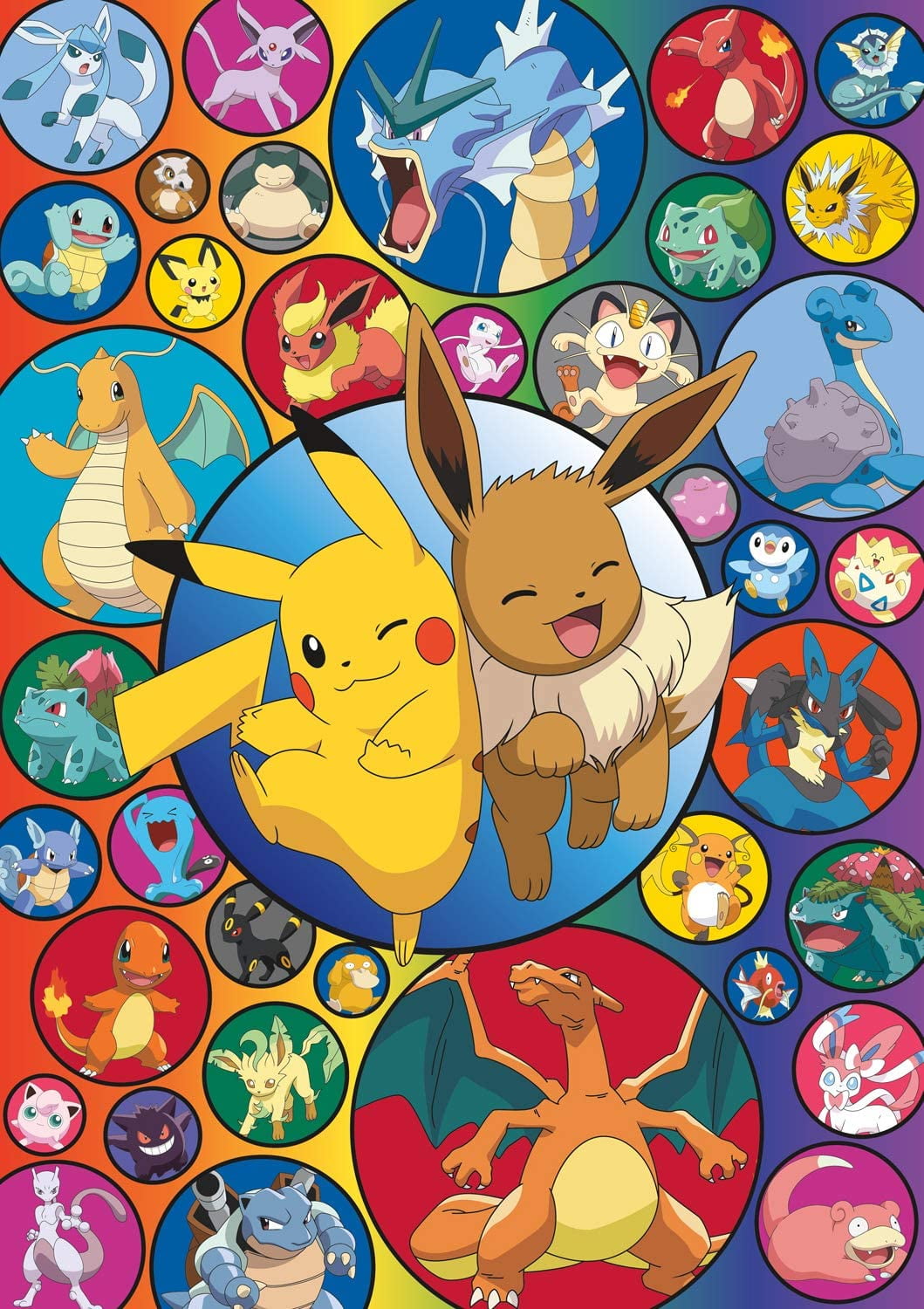 Pokémon Bubble - 500 Piece Jigsaw Puzzle 20.5" x 15"