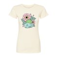 thumbnail image 1 of Pokémon - Bulba Flowers - Juniors Fitted Graphic T-Shirt, 1 of 5
