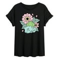 thumbnail image 1 of Pokémon - Bulba Flowers Relaxed Fit T-Shirt, 1 of 5