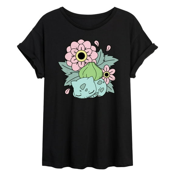 Pokémon - Bulba Flowers - Juniors Ideal Flowy Muscle T-Shirt