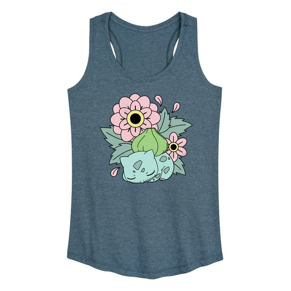 Pokémon - Bulba Flowers - Women's Racerback Tank Top