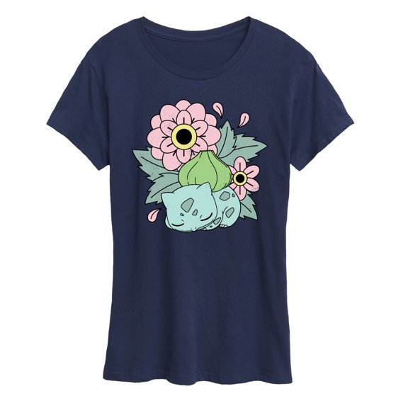Pokmon - Bulba Flowers Women's Short Sleeve Graphic T-Shirt