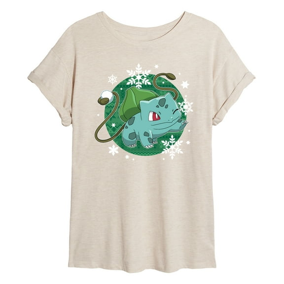 Pokémon  - Bulba Pattern - Women's Oversized T-Shirt
