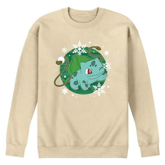 Pokémon - Bulba Pattern - Men's Crew Fleece Sweatshirt