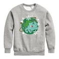 thumbnail image 1 of Pokémon - Bulbasaur Winter - Youth Crew Fleece Sweatshirt, 1 of 5