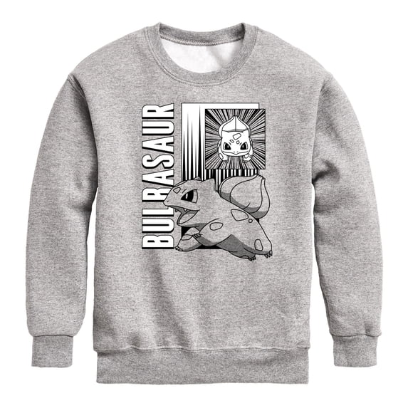 Pokémon - Bulbasaur Anime Battle - Kids KIDS CREW FLEECE