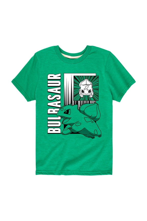 Pokémon - Bulbasaur Anime Battle Short Sleeve Graphic T-Shirt