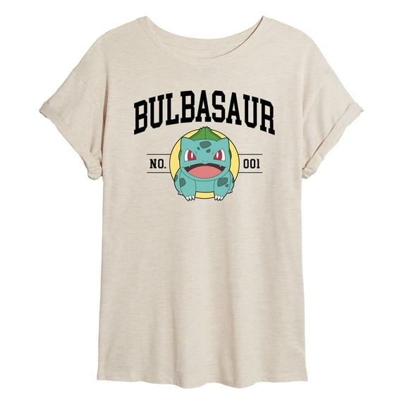 Pokémon - Bulbasaur Collegiate - Women's Oversized T-Shirt