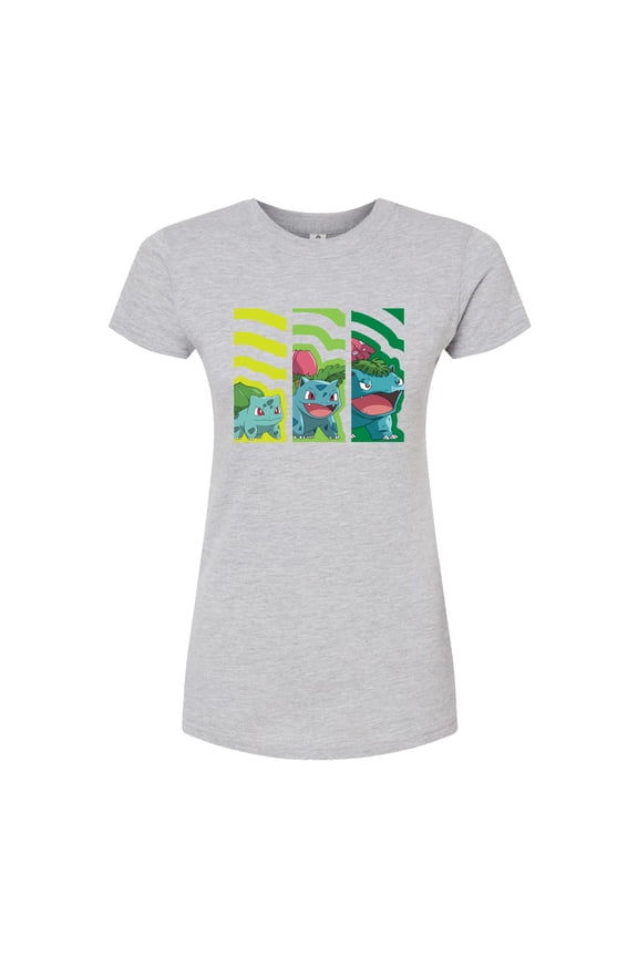 Pokémon - Bulbasaur Evolutions - Juniors Fitted Graphic T-Shirt