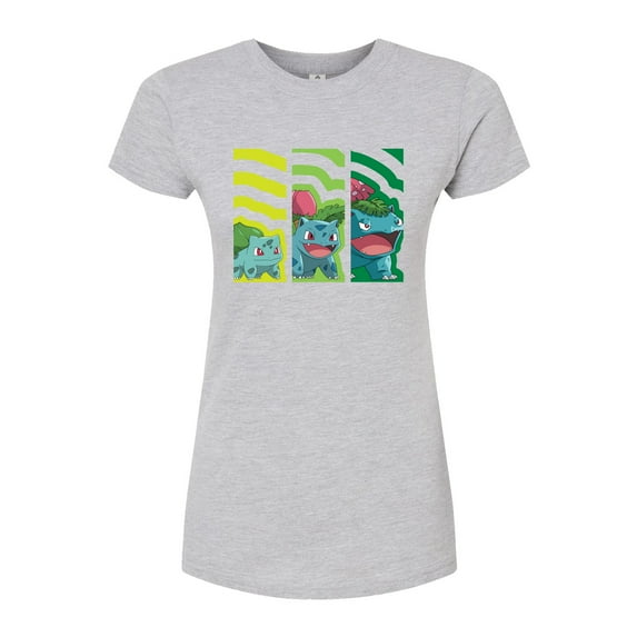 Pokémon - Bulbasaur Evolutions - Juniors Fitted Graphic T-Shirt